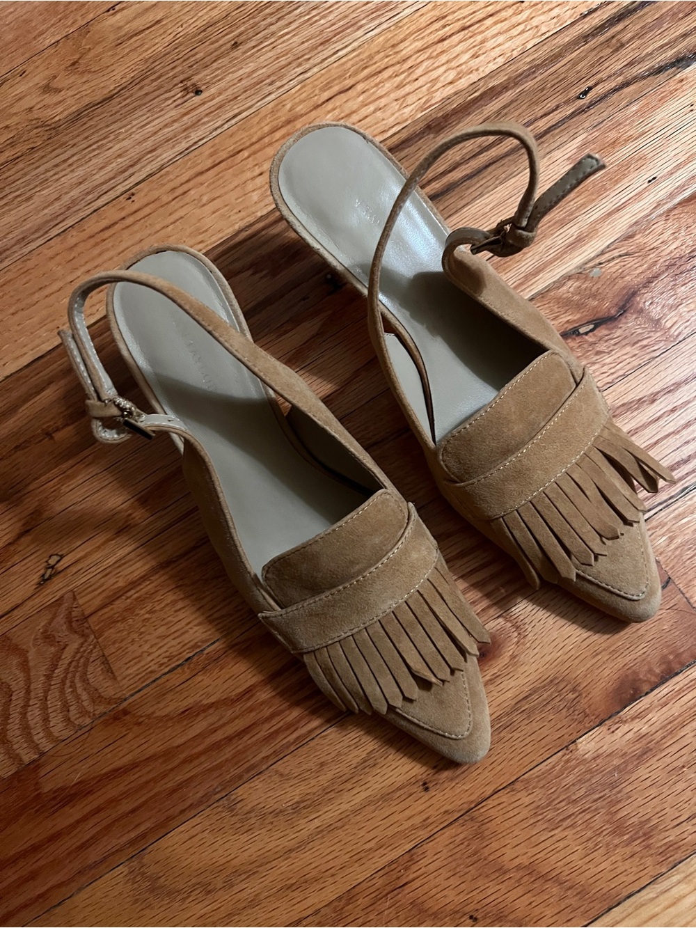 Ann Taylor Fringe Slingback